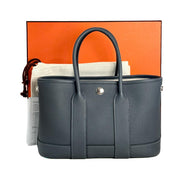 Hermes Mini Garden Party H0 Gris Misty Bag